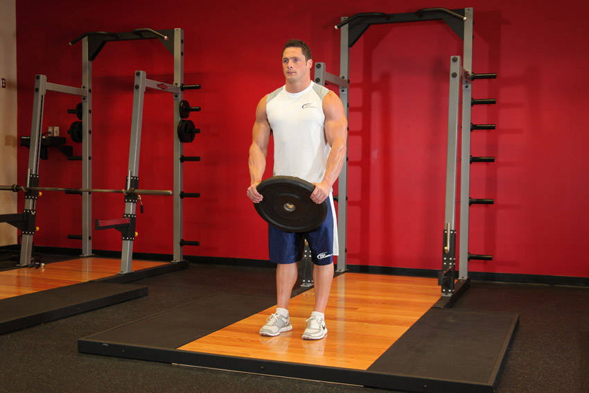 Plate Front Raise