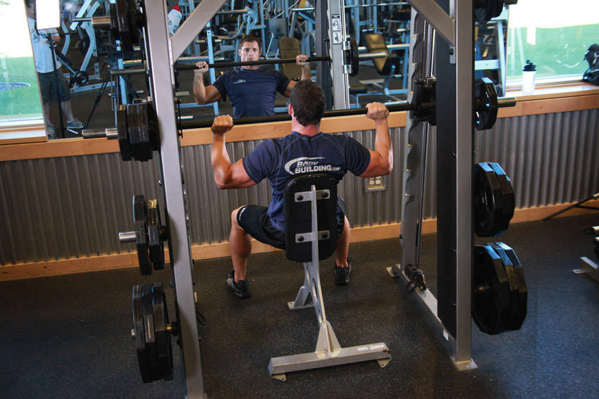 Smith Machine Overhead Press